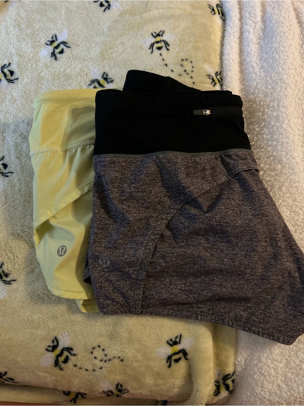 Lululemon Girls' Athletic Skort - Yellow & Gray